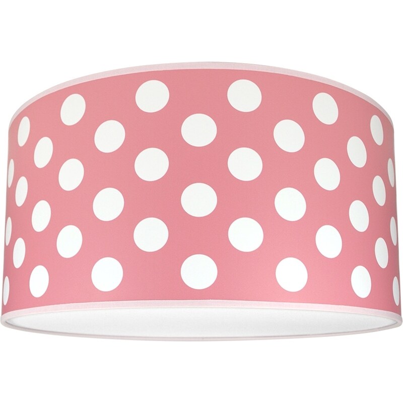 LAMPDAR Dětské stropní svítidlo DOTS PINK 2xE27/60W/230V růžová SA0657