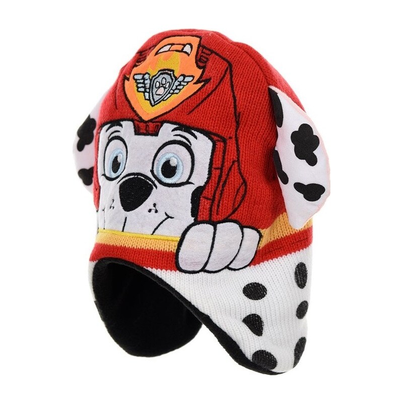 PAW PATROL Kojenecká červená zimní čepice Tlapková patrola