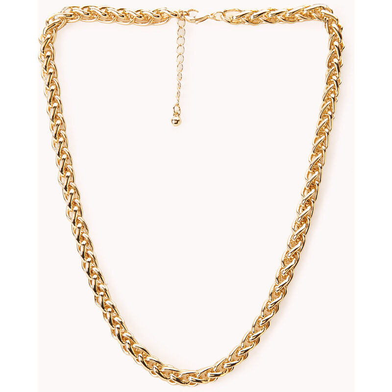 Forever 21 Posh Woven Chain Necklace