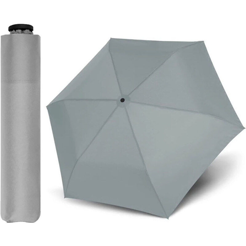 Doppler Zero99 šedý ultralehký skládací mini deštník