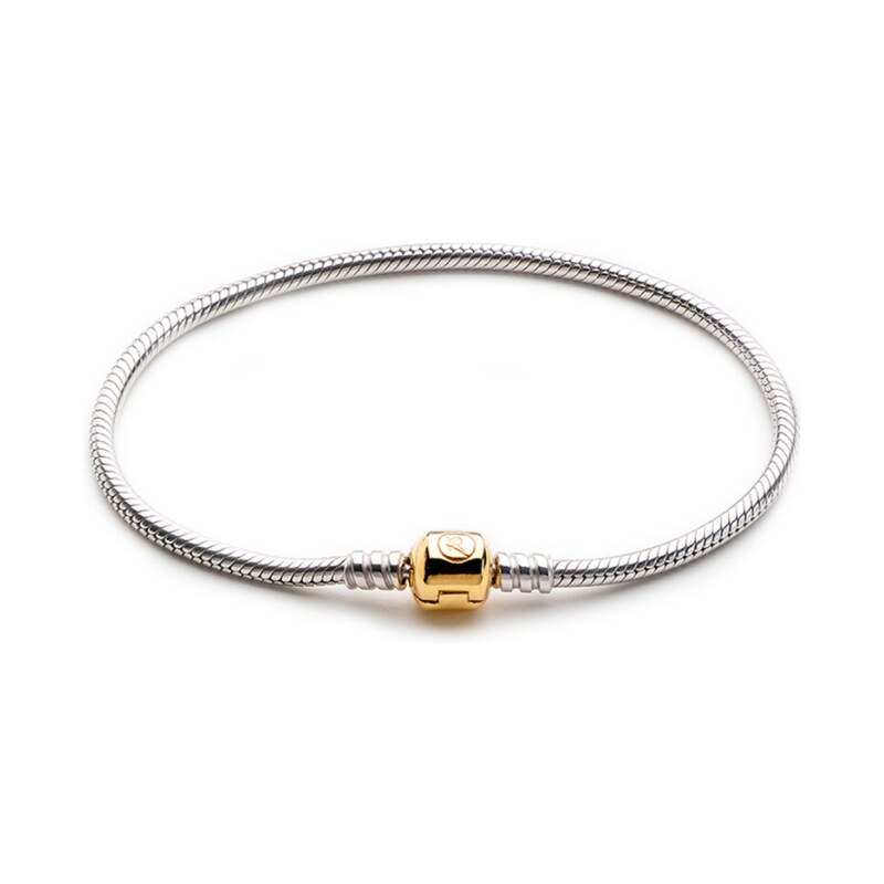 Elenys stříbrný náramek na přívěsky Gold 18k žluté zlato 53949873