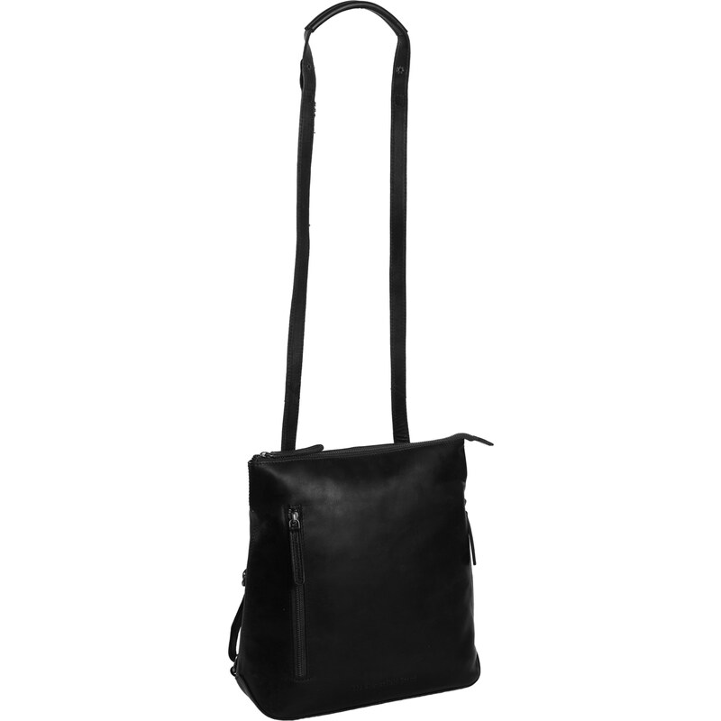 The Chesterfield Brand Kožený kabelkový batoh 2v1 Elise černá
