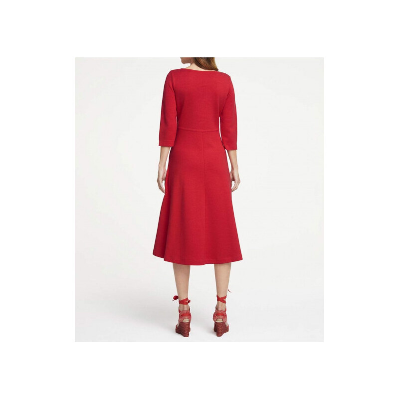 Červené pletené šaty, HEINE (vel.36 skladem)
