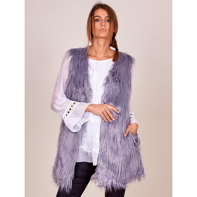 Wool Fashion Italia Vest-AT-KZ-173501A.09P-grey
