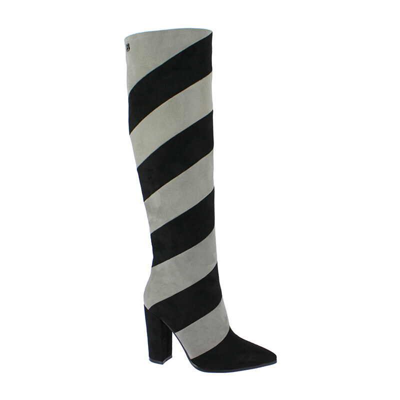 Kozačky Laura Biagiotti Micro Grey