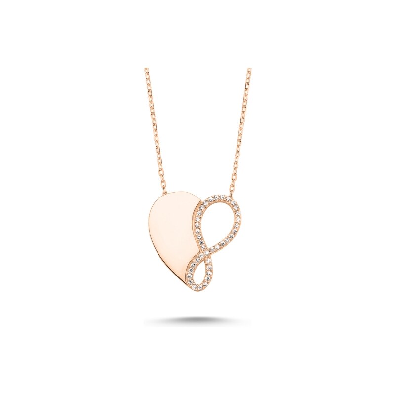 Olivie Stříbrný řetízek ROSE SRDCE 4349 54092478