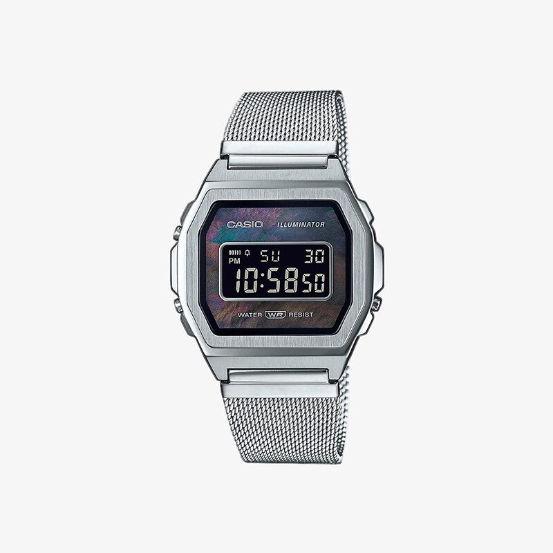 Pánské hodinky Casio Collection Vintage A1000M-1BEF Silver