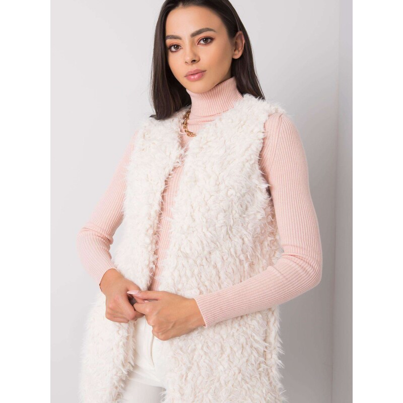 Wool Fashion Italia Vest-AT-KZ-22105.11P-ecru 107002312