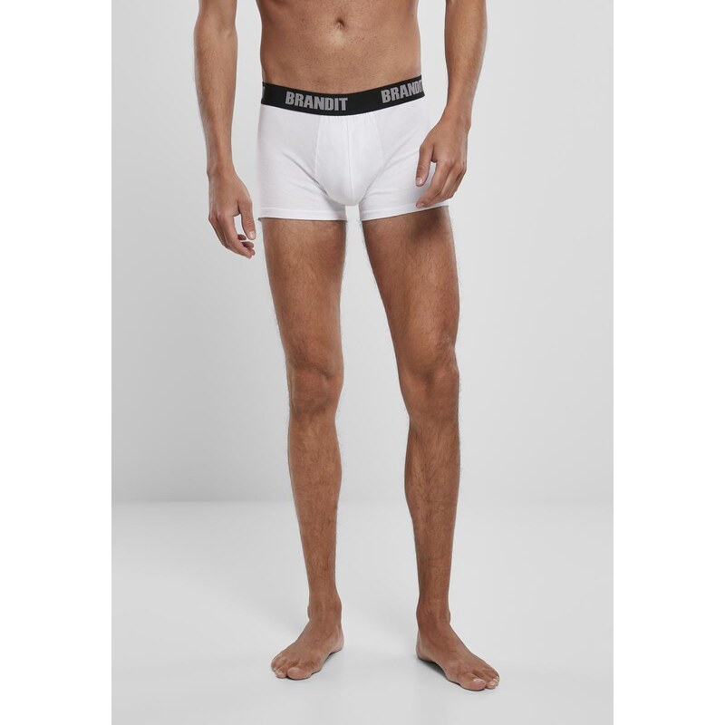 Brandit Boxerky Logo 2er Pack wht/blk