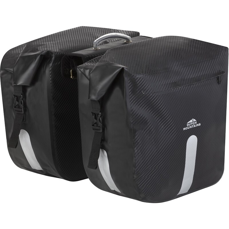 DUTCH MOUNTAINS Taška na kolo Bicycle Bag Double Black