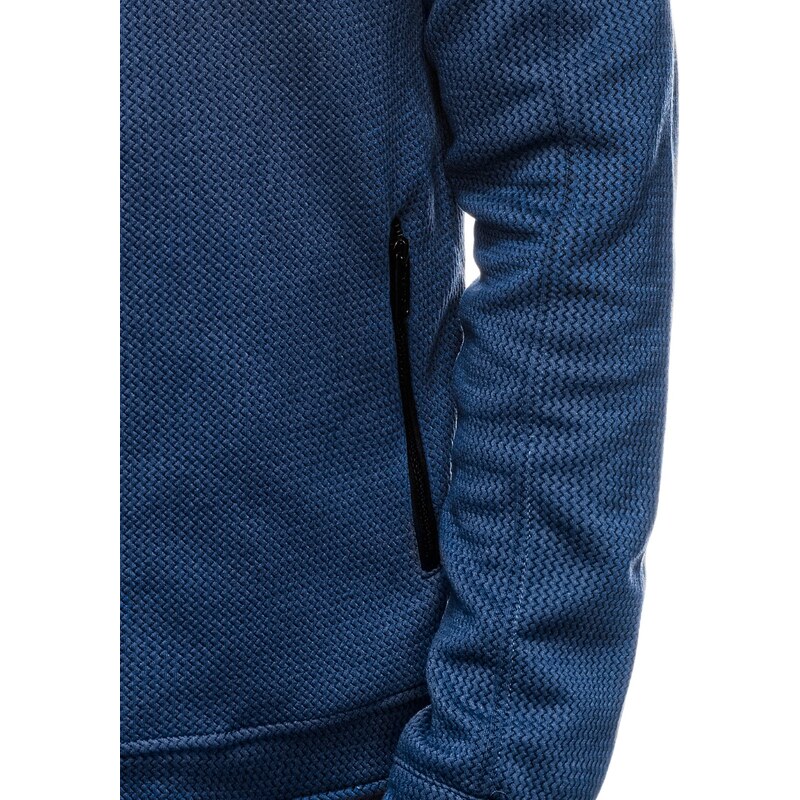 Ombre Clothing Pánská přechodová bunda - námořnická modrá C453