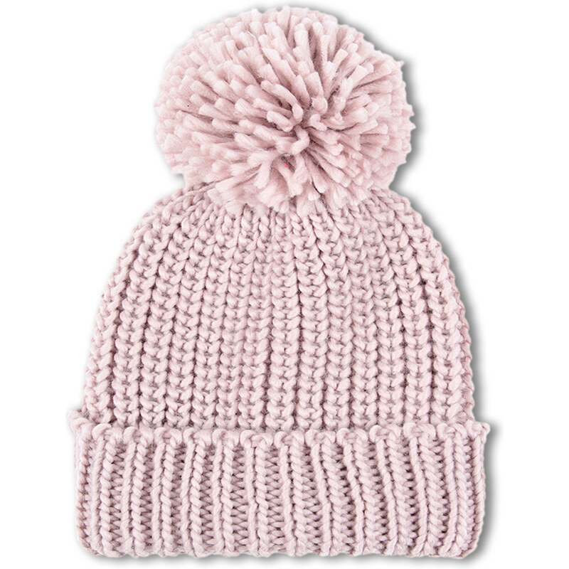 Tally Weijl Pink Knitted Beanie Hat with Pom Pom