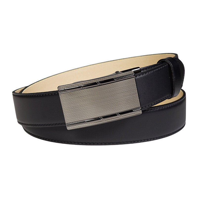 Pánský kožený společenský opasek Penny Belts Diego černý