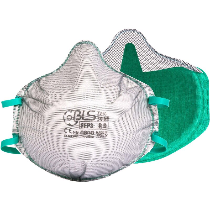 Respirátor FFP3 R D BLS ZerO 30 NV bez ventilku opakované použ.,
