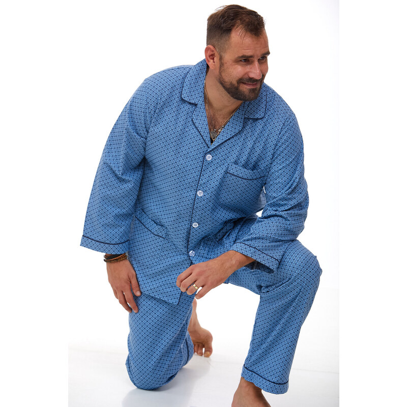 Naspani Pánské pyžamo teplé 1P0997