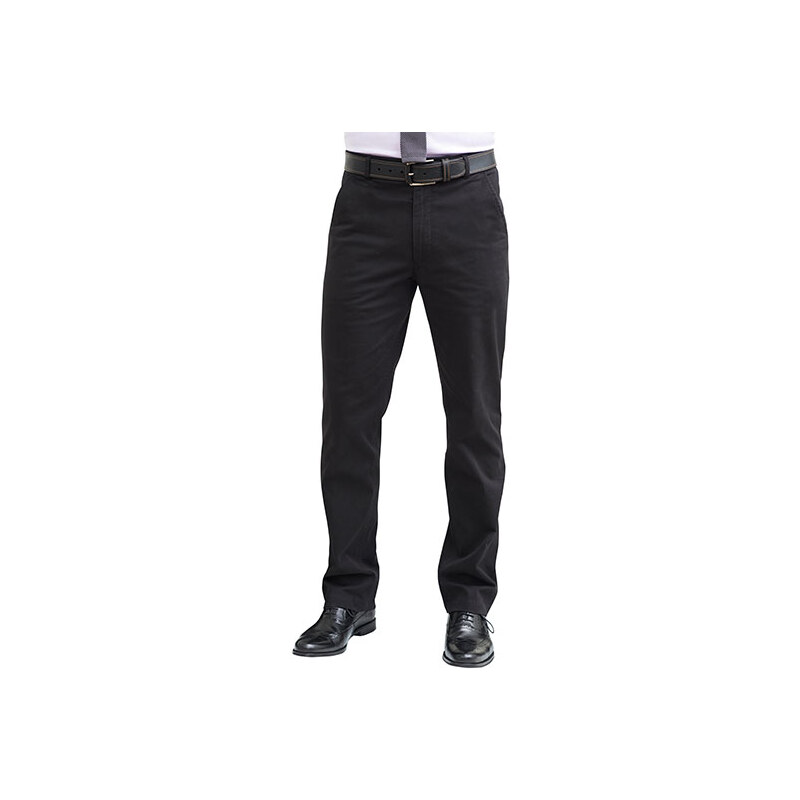 Pánské kalhoty elastické Chino Denver Classic fit Brook Taverner - Běžná délka 80 cm