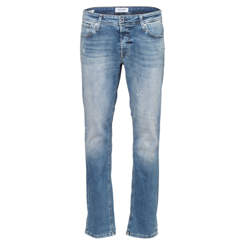 JACK & JONES Džíny Glenn modrá džínovina