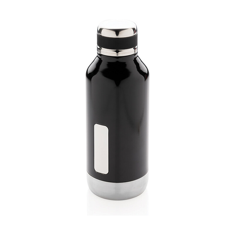 Nepropustná vakuová lahev z nerezové oceli, 500ml, XD Design, černá