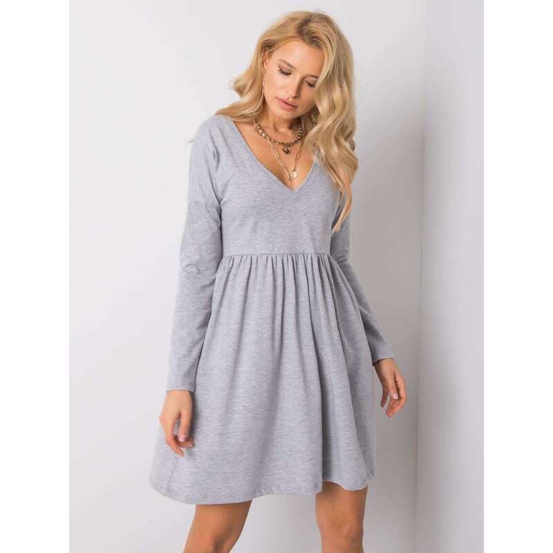RUE PARIS Dress-RV-SK-6008.19X-gray