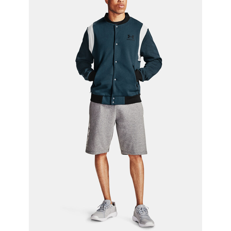 Under Armour Bunda Rival Flc AMP Var Bmbr Jt-BLU - Pánské