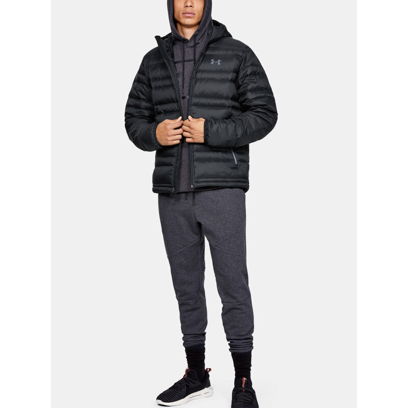 Under Armour Bunda Armour Down Hooded Jkt-BLK - Pánské