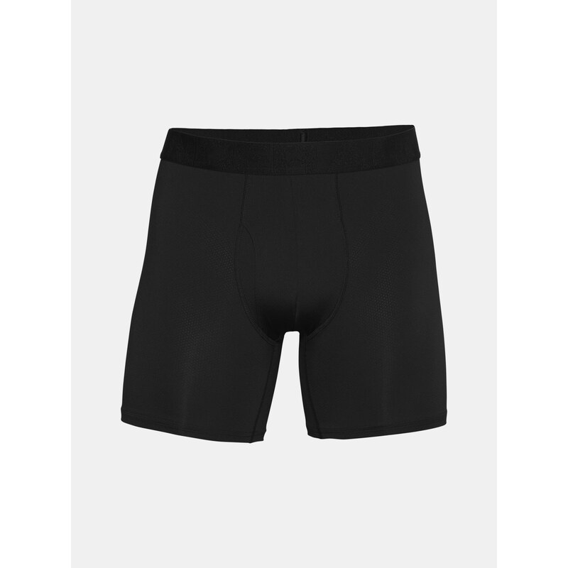 Under Armour Boxerky UA Tech Mesh 6in 2 Pack-BLK - Pánské