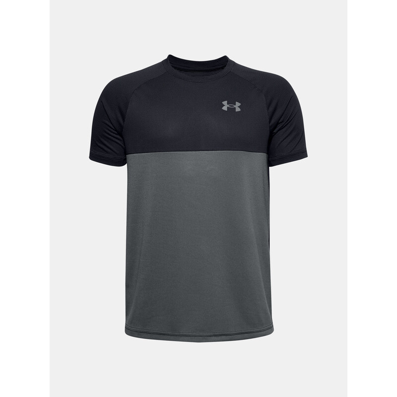 Under Armour Tričko UA TECH COLORBLOCK SS-BLK - Kluci