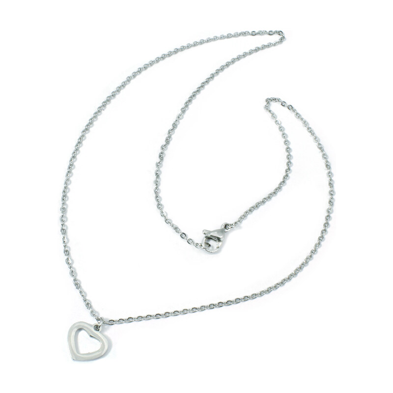 BM Jewellery Náhrdelník Srdce z chirurgické oceli S11049120