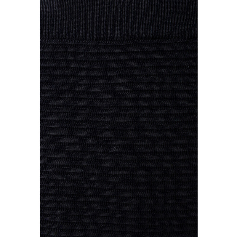Černá vlněná sukně Piero Moretti