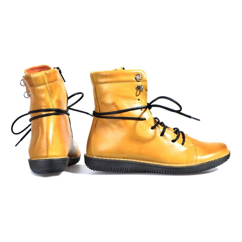 Dámská kotníková obuv Chacal 5212 žlutá