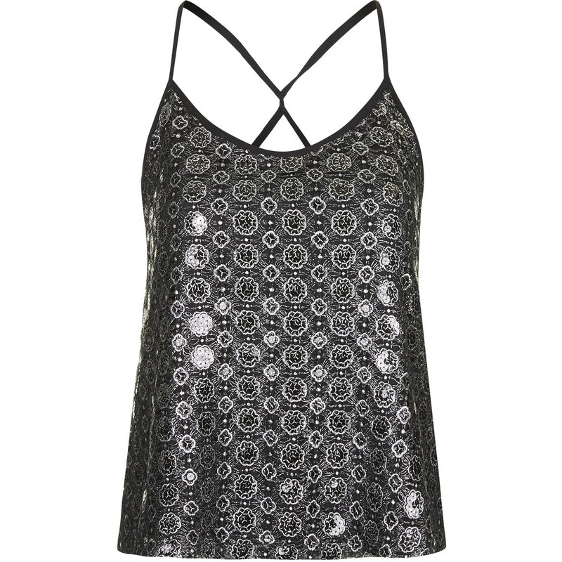 Topshop **Crochet Cami Top by Goldie