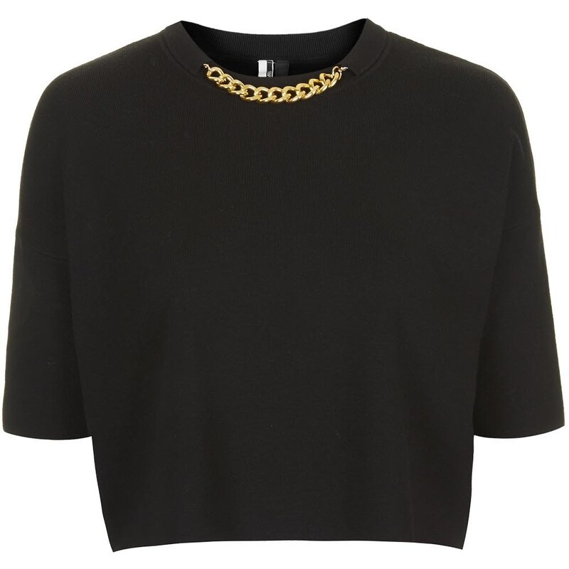 Topshop Chain Necklace Tee
