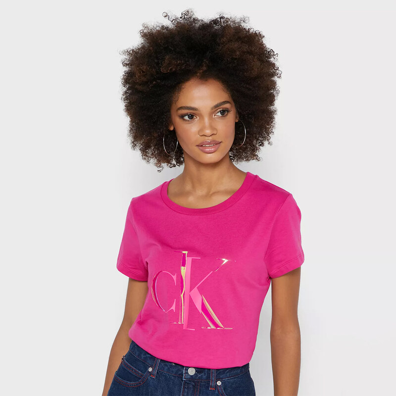 Calvin Klein dámské růžové triko - GLAMI.cz
