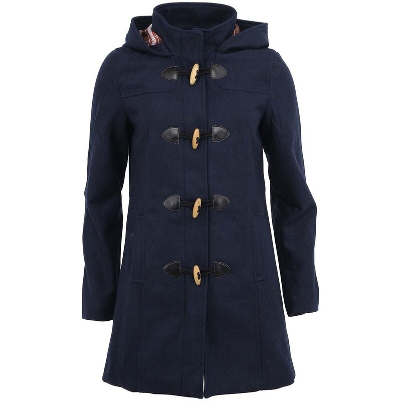 Tmavě modrý kabát s kapucí Vero Moda