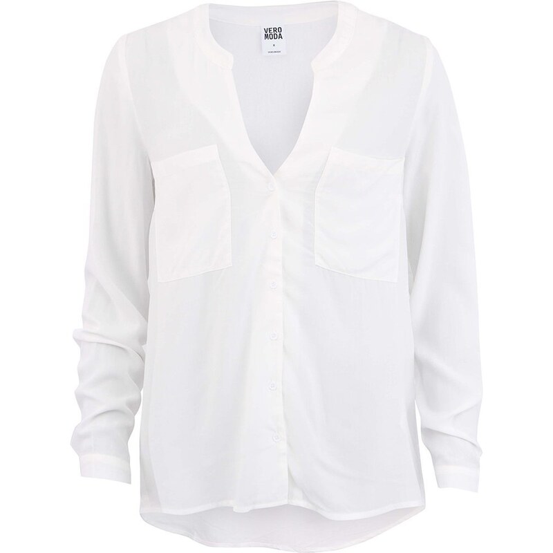 Bílá košile Vero Moda Iva