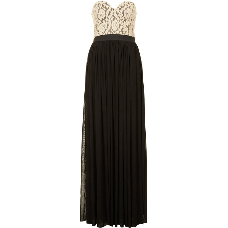 Topshop **Sweetheart Bustier Maxi Dress by Rare