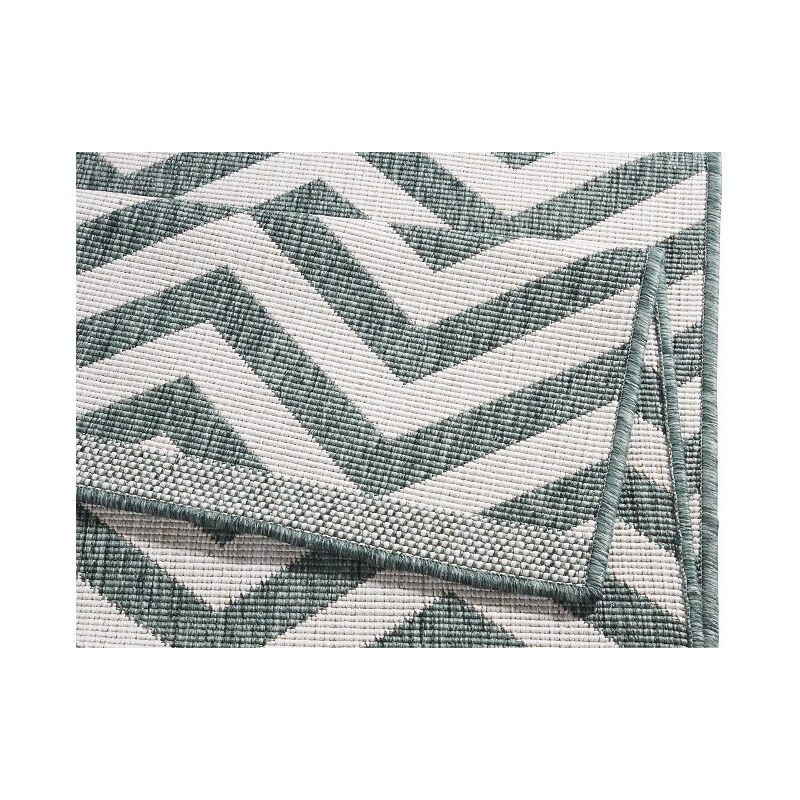 NORTHRUGS - Hanse Home koberce Kusový koberec Twin Supreme 103436 Palma Green creme – na ven i na doma - 120x170 cm