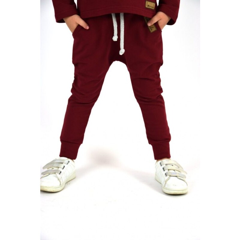 Dětské baggy Burgundy - 104/110