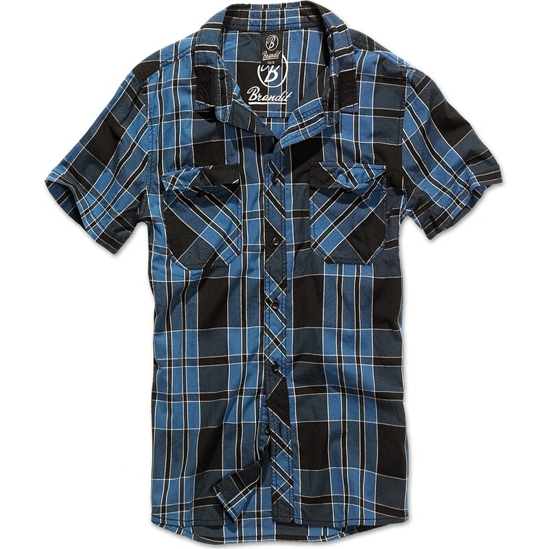 Košile kr. rukáv Brandit Roadstar Shirt indigo