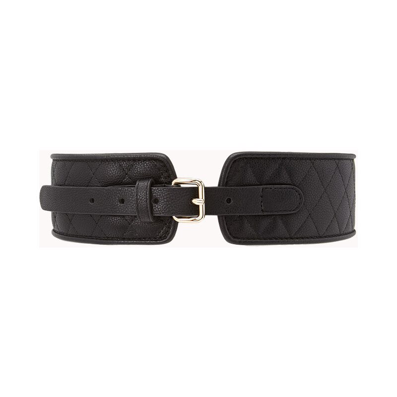 FOREVER21 Iconic Quilted Waist Belt
