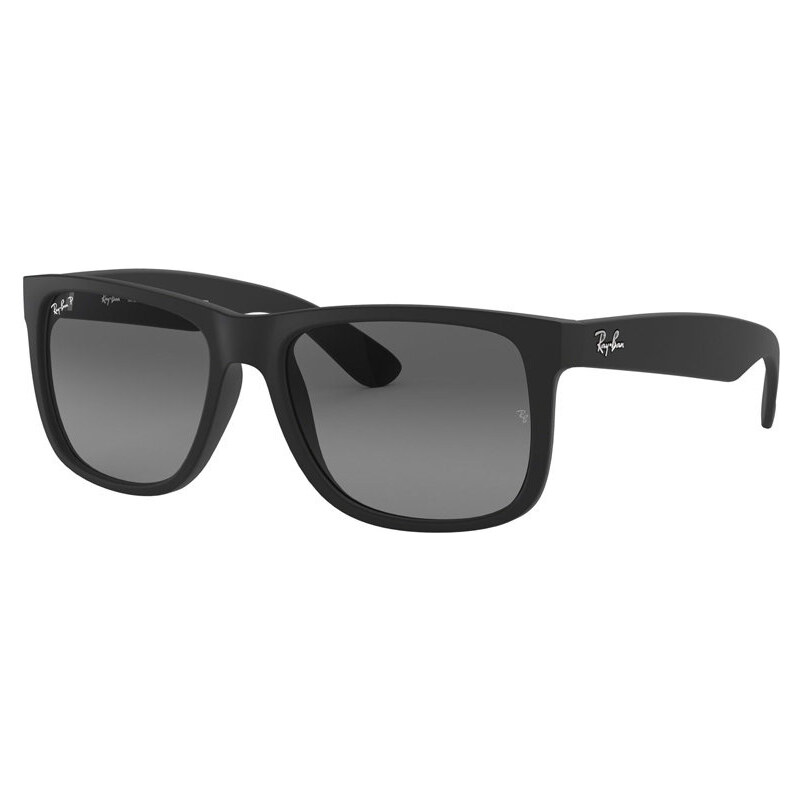 Sluneční brýle Ray-Ban JUSTIN pánské, černá barva, 0RB4165