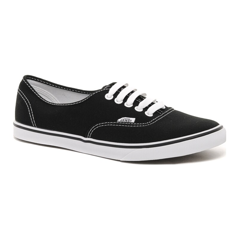 Vans Lo Pro Classic Black and White Lace Up Trainers - Black