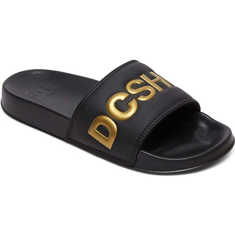 Pantofle DC Slide - black/gold