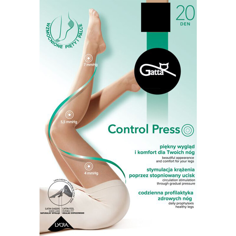 Silonkové punčocháče Gatta Control Press