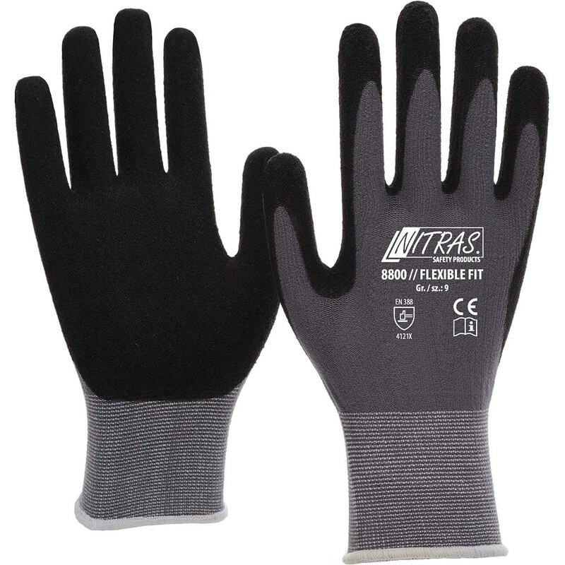 Pletené nylonové rukavice NITRAS FLEXIBLE FIT // 8800