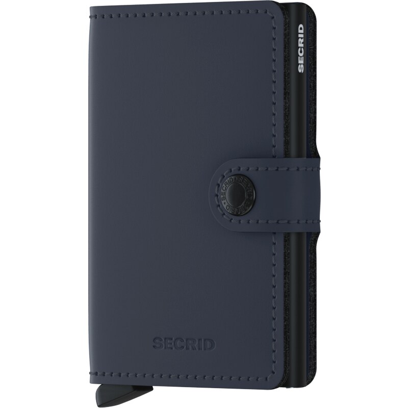 Kožené pouzdro na karty SECRID Miniwallet Matte Night Blue modrá