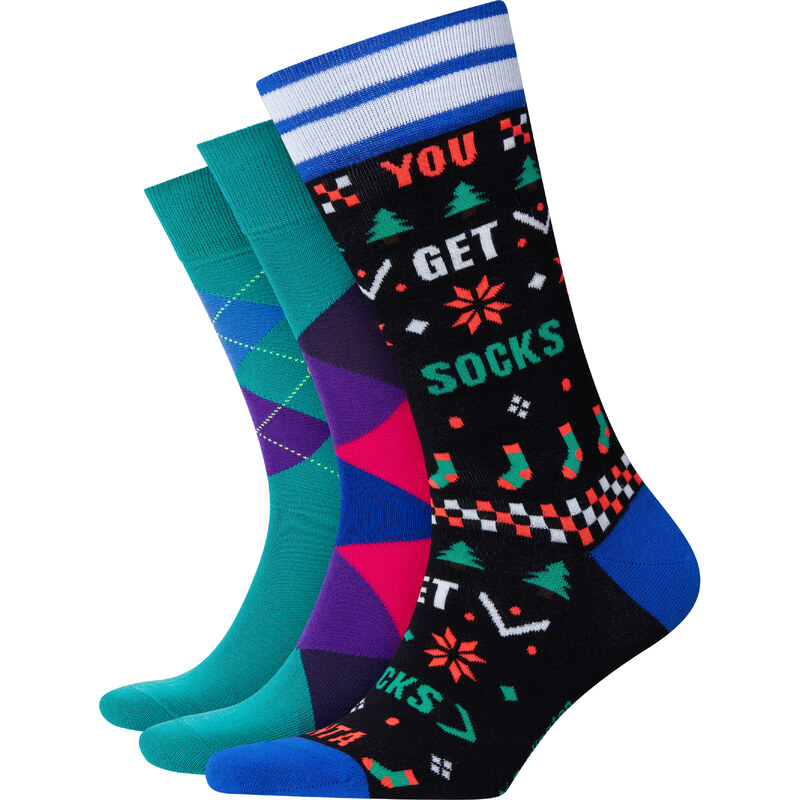 Ponožky Burlington Vánoční box 20493-0020