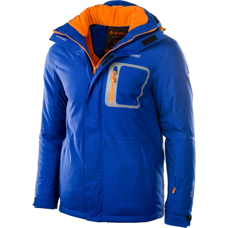 HI-TEC Bicco - pánská zimní bunda s kapucí (světle modrá)