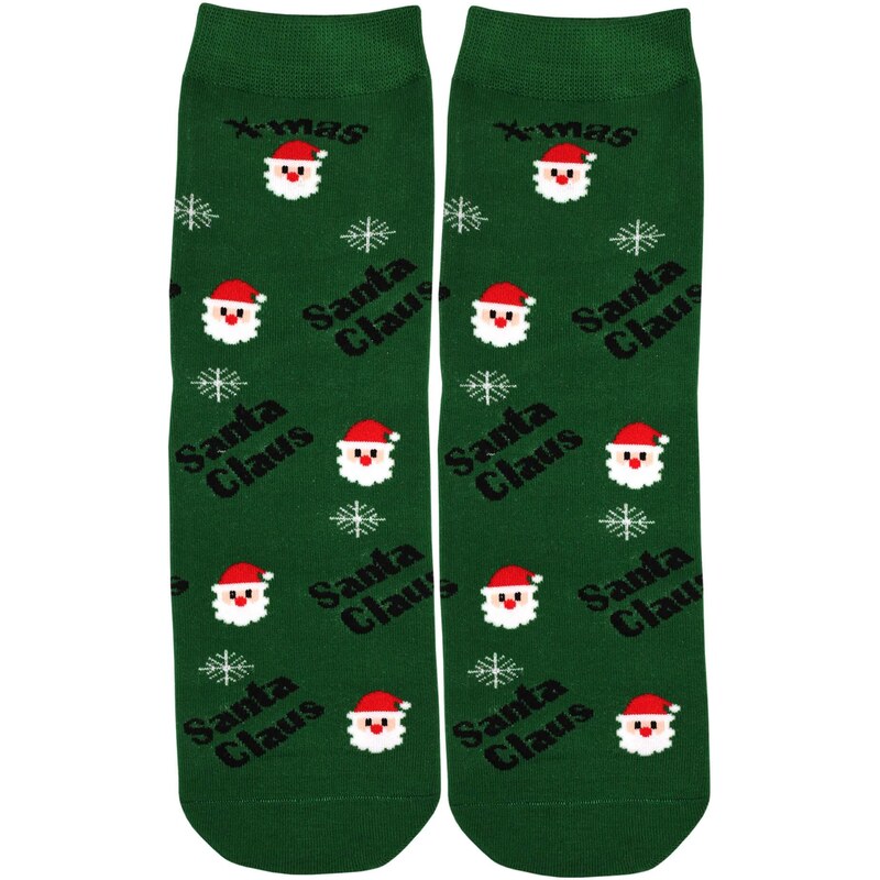 Aura.Via Vánoční ponožky s veselým Santou