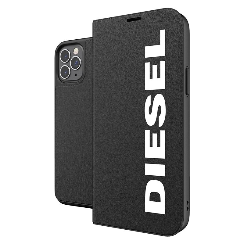 Diesel Booklet pro iPhone 12 / 12 Pro 8718846084963 černá
